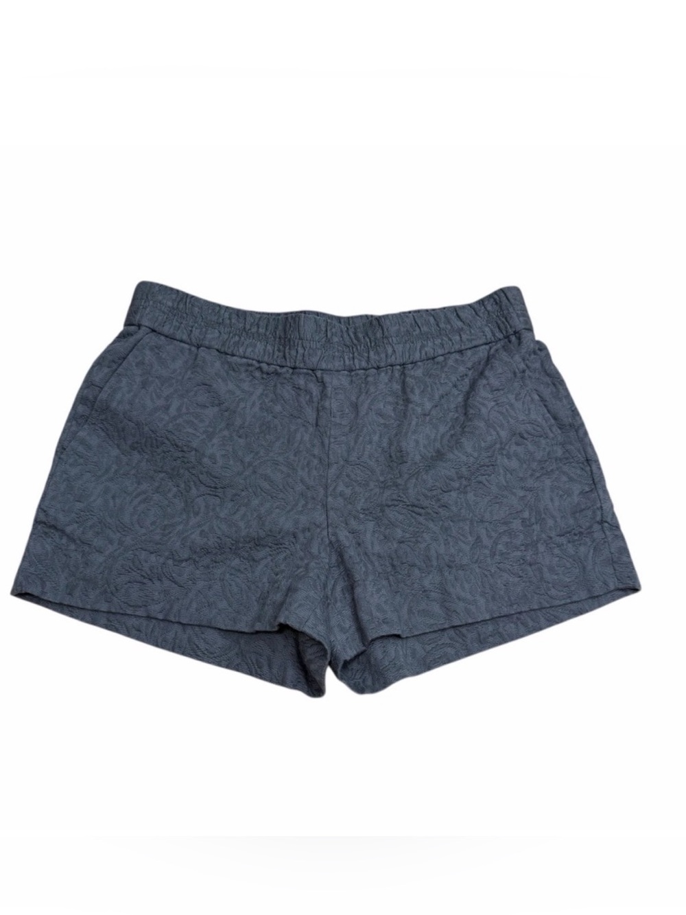 J. Crew Women's Floral Jacquard Boardwalk Shorts | Gray | Size 2